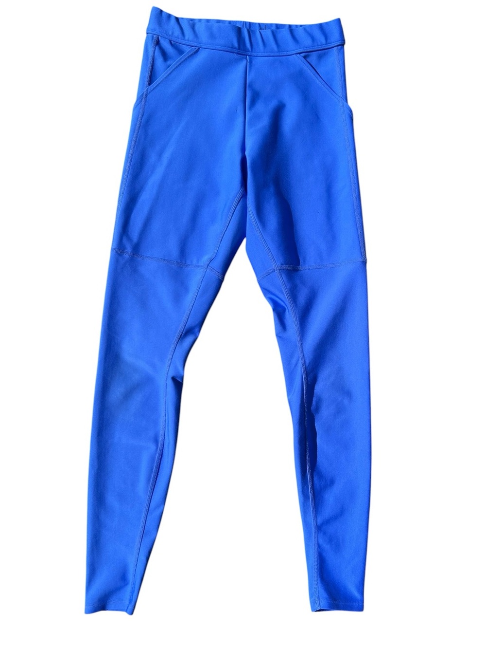ALO Yoga Airlift Utility Royal Blue High-Waist Leggings with Pockets, size small